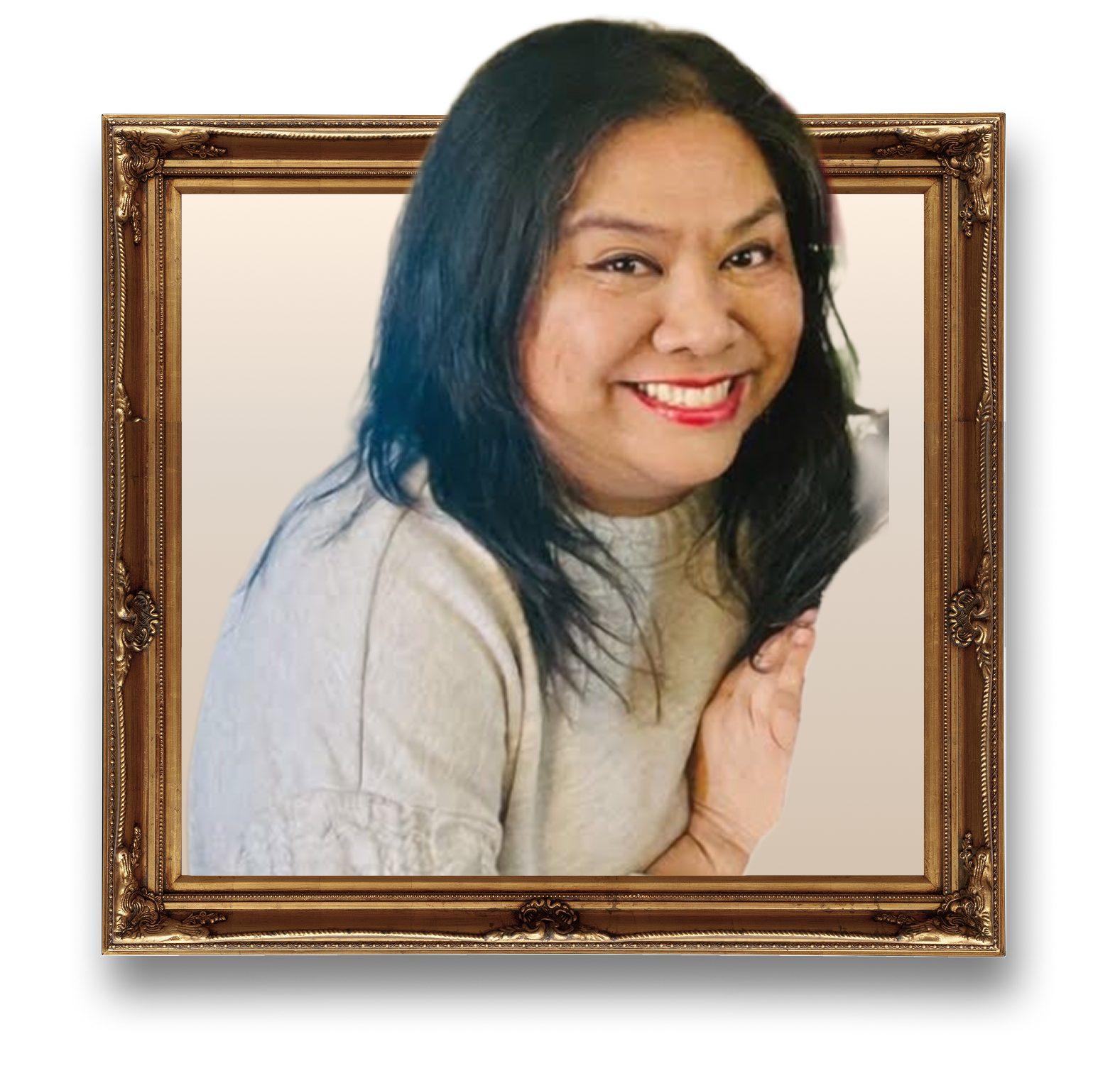 Gigi Vincent framed portrait.