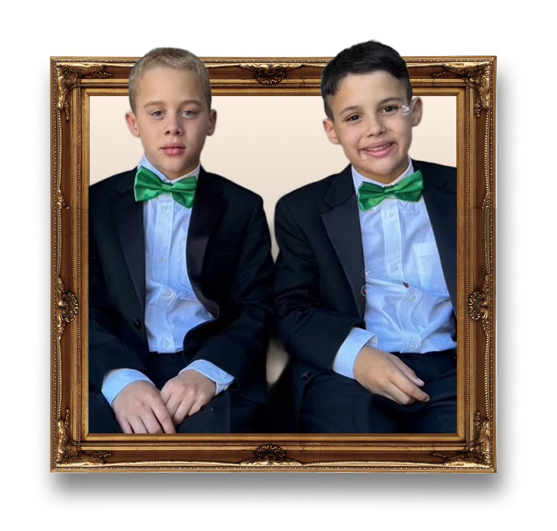 Marco and Teo Malatesta framed portrait.