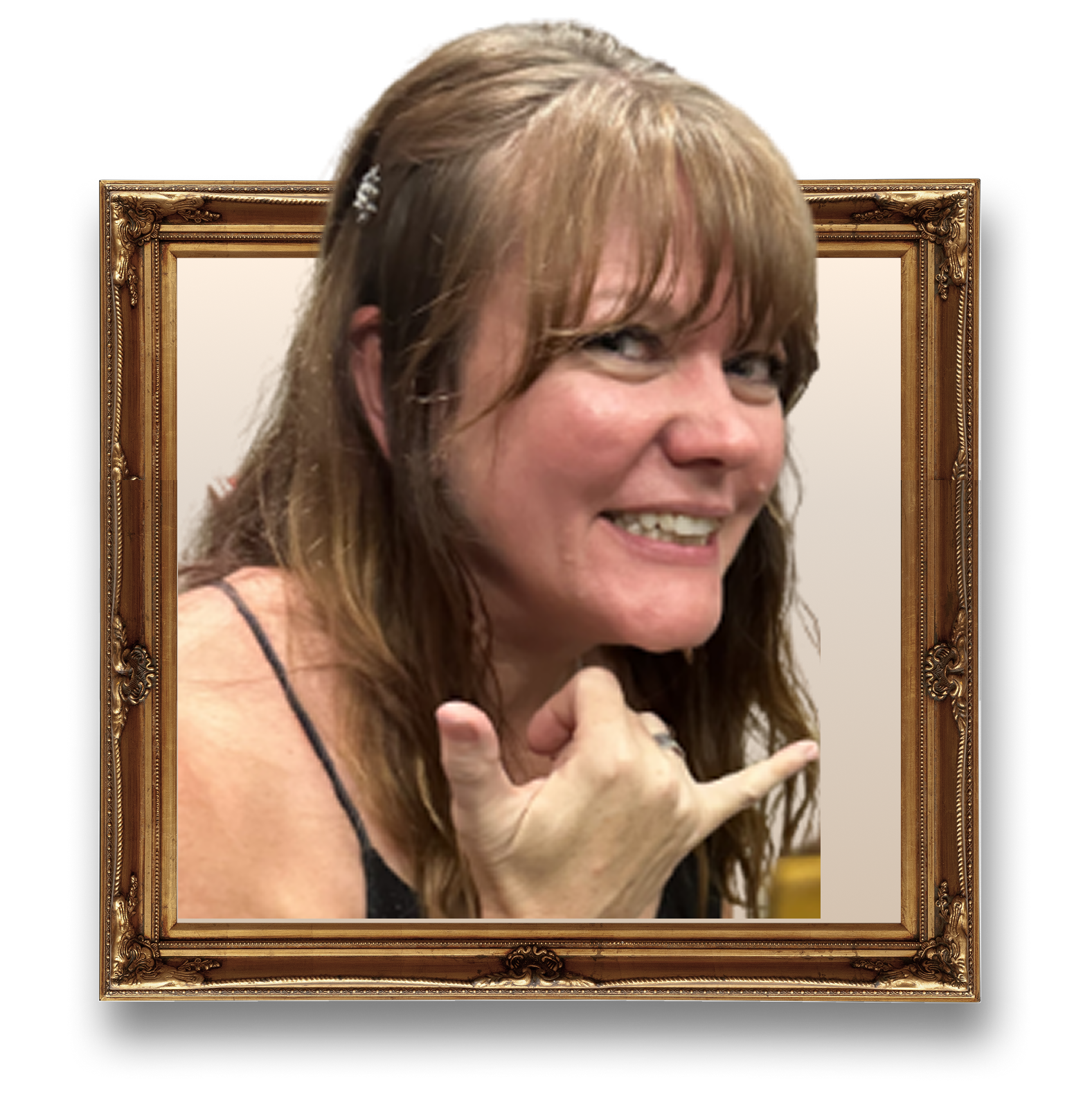 Misty Munro framed portrait.